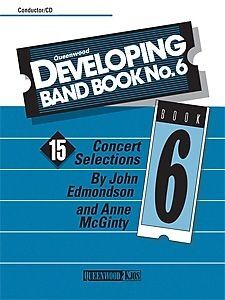 Obra Banda + Cd Edmondson/Mcginty Queenwood/Kjos Q887501. Developing Band - Book Nº6 (Score - Grado