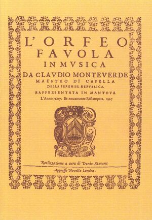 L'Orfeo - Favola In Musica SV.318