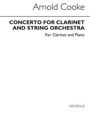 Concerto (concierto) For Clarinet (with Piano reduction)