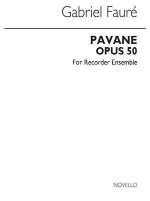 Pavane Op.50 for Recorder Ensemble (Score)