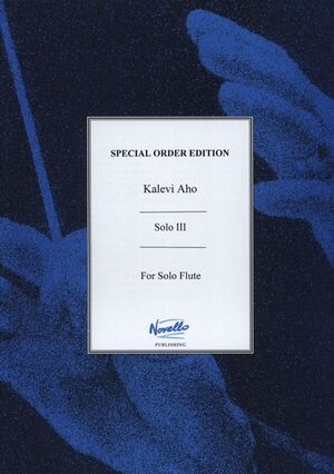 Solo III for flute