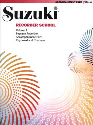Suzuki Recorder (flauta dulce) School 4 Vol. 4
