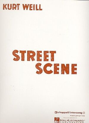 STREET SCENES VOCAL SCORE