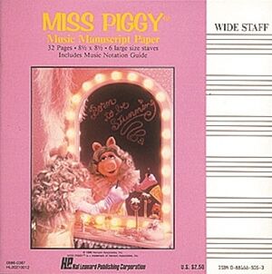 Miss Piggy Manuscript Paper