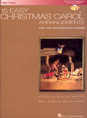15 Easy Christmas Carol Arrangements (High Voice)