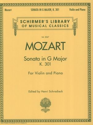 Sonata In G For Violin and Piano K.301