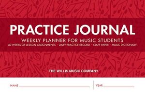 Practice Journal-Weekly Planner For Music Students