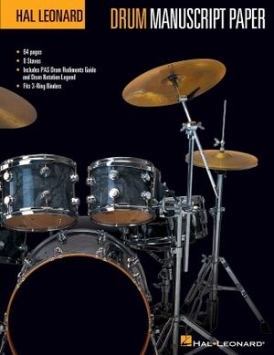Hal Leonard Drum Manuscript Paper (Batería)