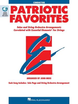 Patriotic Favorites for Strings-conductor score and CD)- Level: 1
