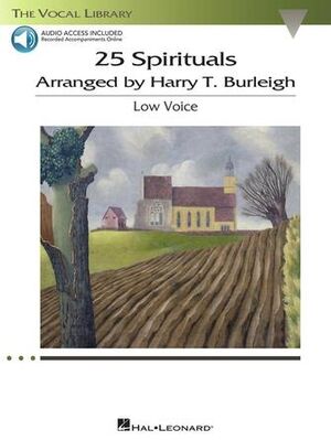 25 Spirituals Arranged by Harry T. Burleigh voz baja, libro / audio