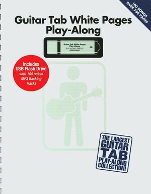 Guitar Tab White Pages Play-Along (Guitarra)