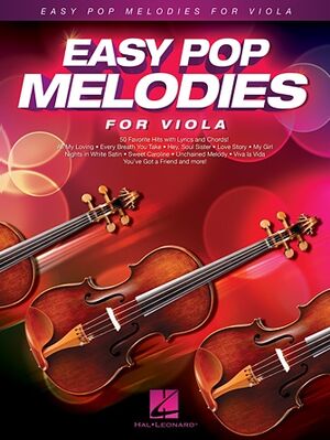 Easy Pop Melodies - for Viola