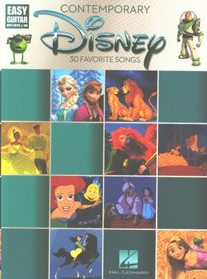 Contemporary Disney: Easy Guitar with Notes & Tab