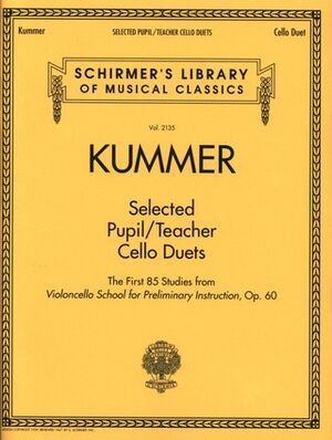 Selected Pupil/Teacher Cello (Violonchelo) Duets