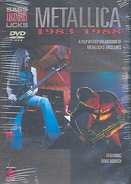 Metallica - Bass Legendary Licks 1983-1988