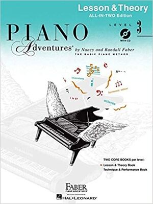 Piano Adventures All-In-Two Level 3 Lesson/Th  +CD