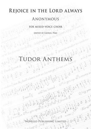 Rejoice In The Lord Always (Tudor Anthems)