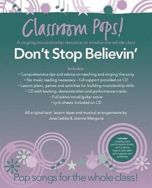 Classroom Pops! Don't Stop Believin' - Piano, Vocal and Guitar (Guitarra)