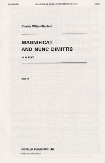 Magnificat And Nunc Dimittis In B Flat: New Engraving
