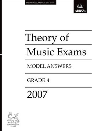 Theory Of Music Exam Model Answers - Gr 4 (2007)