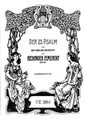ZEMLINSKY PSALM 23 Vocal Score op. 14