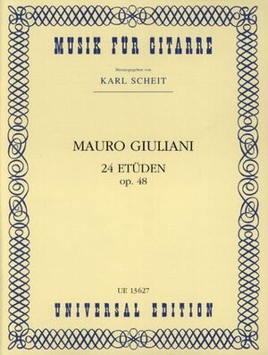 GIULIANI 24 ETUDEN OP48 S.Gtr op. 48