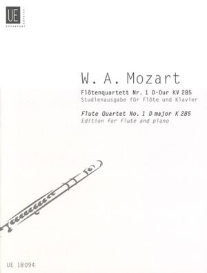 Flute (flauta) Quartet No. 1 KV 285 Band 15