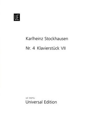STOCKHAUSEN KLAVIERSTUCKE NO.7 S.Pft Nr. 4 (Piano)