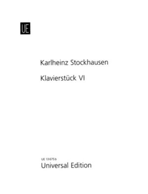 STOCKHAUSEN KLAVIERSTUCKE NO.6 S.Pft Nr. 4 (Piano)