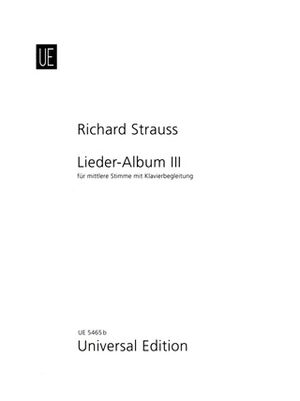 STRAUSS LIEDER ALBUM III M.Vce Pft Band 3
