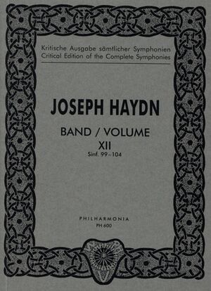 Symphonies (sinfonías) Nos. 99-104 Band 12