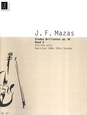 MAZAS ETUDES (estudios) BRILLANTES OP36/2 S.Vln op. 36 Band 2