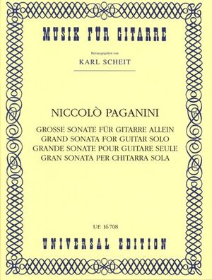 PAGANINI GRAND SONATE (sonata) S Gtr