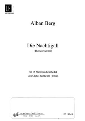 BERG DIE NACHTIGALL 16 Part Mix Vce Chor