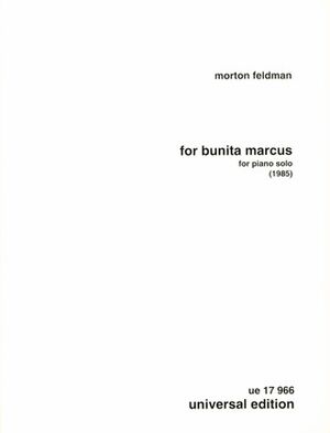 FELDMAN FOR BUNITA MARCUS S.Pft