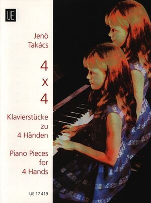TAKACS 4X4 PIANO PIECES Pft 4H op. 106