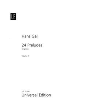 GAL 24 PRELUDES BOOK 1 S.Pft op. 83 Band 1
