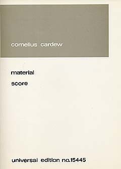 CARDEW MATERIAL Score
