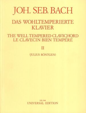 BACH JS WELL TEMPERED KLAVIER Vol2 S Pft Band 2 (Piano)