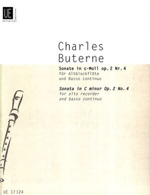 BUTTERNE SONATE (sonata) Cmin OP2/4 Tre Rec Pft op. 2/4