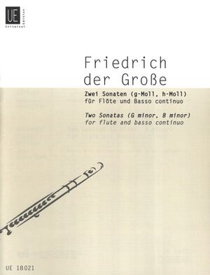 FREDERICK THE GREAT TWO SONATAS Fl Pft