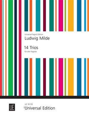 MILDE 14 TRIOS 3Bsn Score & Parts