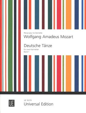 MOZART GERMAN DANCES I 2Clar Band 1