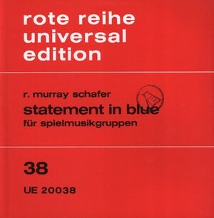 Statement in blue Band 38
