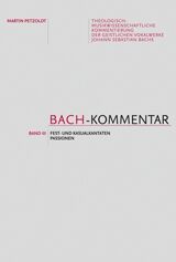 Bach-Kommentar Volume III