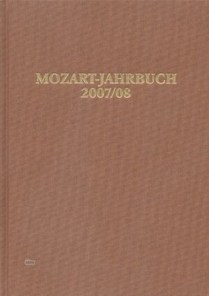 Mozart-Jahrbuch 2007/08