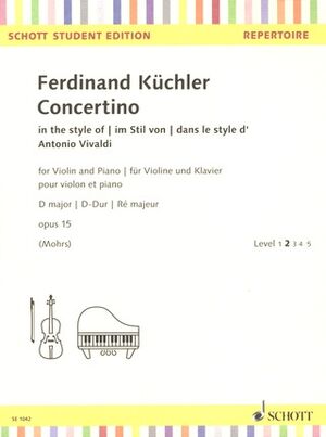 Concertino D major op. 15