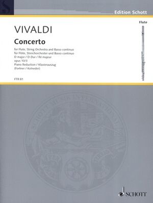 Concerto (concierto) No. 3 D major op. 10/3 RV 428/PV 155
