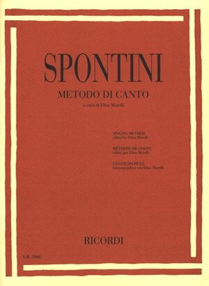 Gaspare Spontini: Metodo di Canto