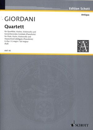 Quartet G major op. 3/1